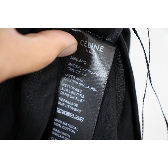 Celine Mens Large Boy Doll Studded Tee T-Shirt K307 - Picture 6 of 7